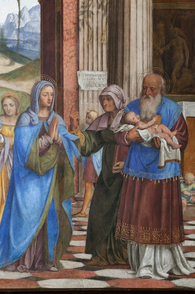 Presentazione di Gesù al Tempio (dettaglio) da Bernardino Luini