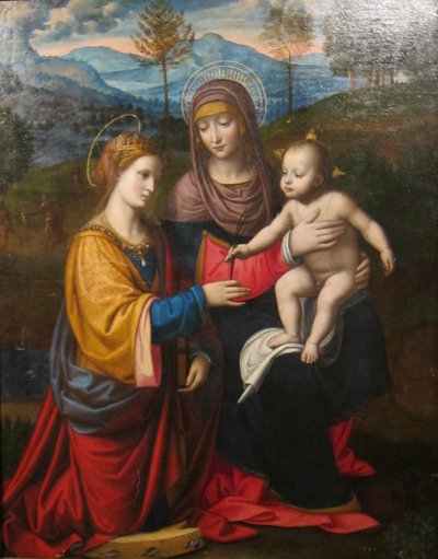 Madonna con Bambino e Santa Caterina d