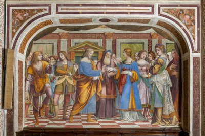 Matrimonio della Vergine Maria da Bernardino Luini