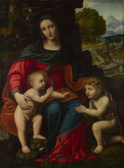 La Vergine e il Bambino con San Giovanni, anni 1510 da Bernardino Luini