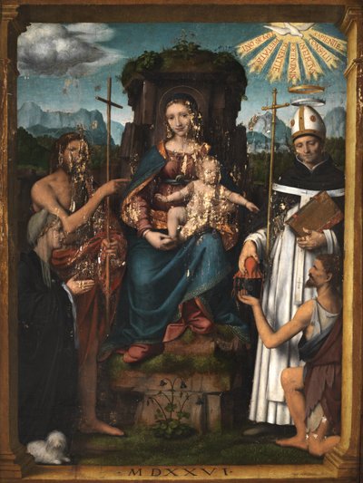 Vergine e Bambino in trono con San Giovanni Battista, Sant