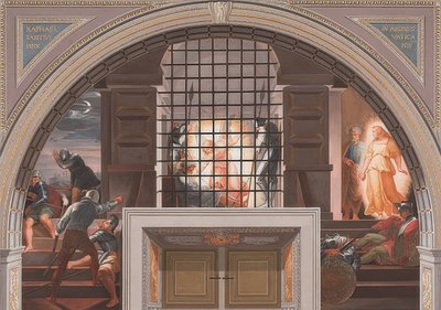 Liberazione di Pietro da Bernardino Nocchi