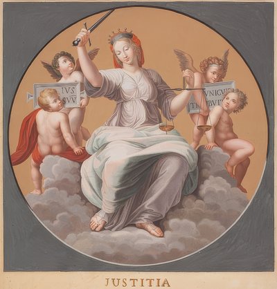 Giustizia (Stanze della Segnatura) da Bernardino Nocchi