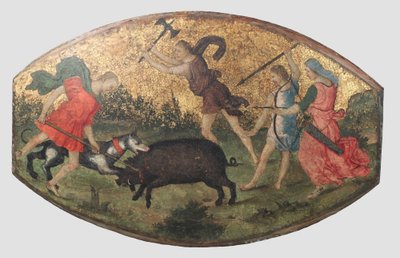 Caccia al cinghiale calidonio da Bernardino Pinturicchio