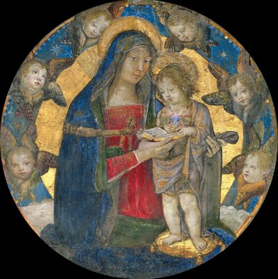 Madonna e Bambino con Cherubini, 1492-1495 da Bernardino Pinturicchio