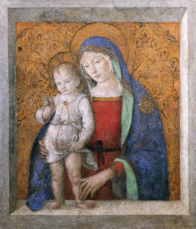 Madonna del davanzale (c. 1490) da Bernardino Pinturicchio