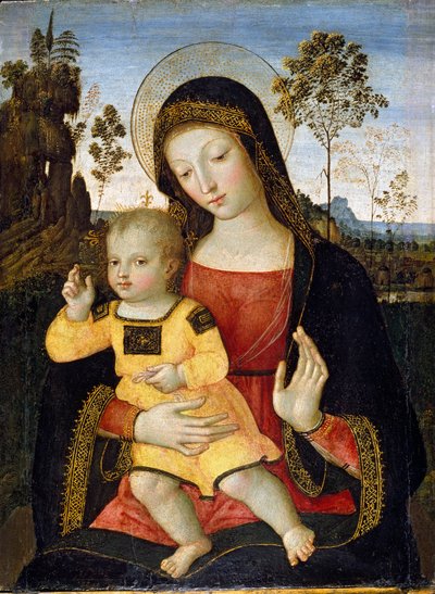 La Vergine e il Bambino, 1470-1490 da Bernardino Pinturicchio