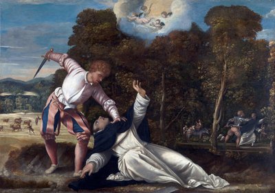 La morte di San Pietro Martire da Bernardino da Asola