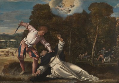 La morte di San Pietro Martire da Bernardino da Asola