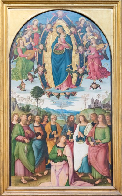 Assunzione della Vergine Maria da Bernardino di Betto (& studio) Pinturicchio
