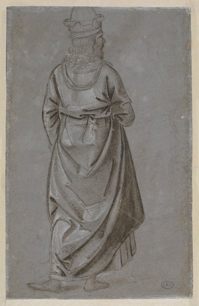 Un uomo visto da dietro da Bernardino di Betto Pinturicchio