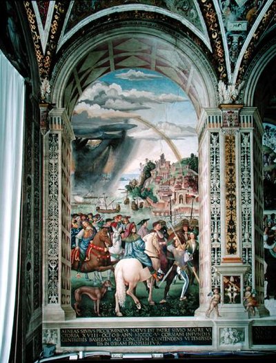Enea Silvio Piccolomini (1405-64) Viaggia al Concilio di Basilea nell
