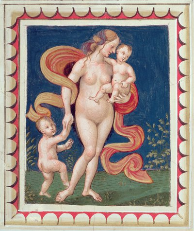 Allegoria della carità (dettaglio) da Bernardino di Betto Pinturicchio