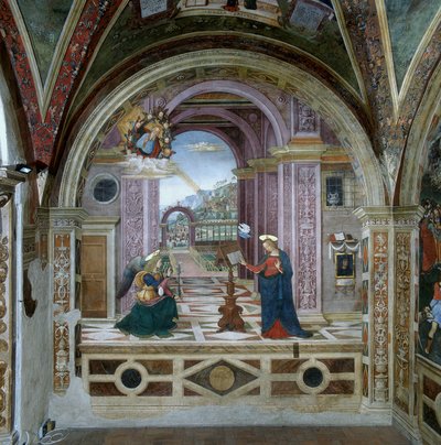 Annunciazione da Bernardino di Betto Pinturicchio