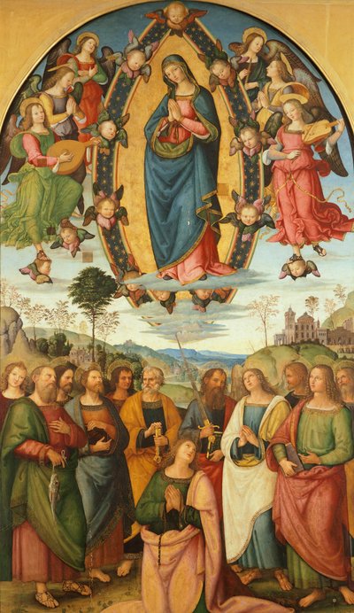 Assunzione della Vergine da Bernardino di Betto Pinturicchio