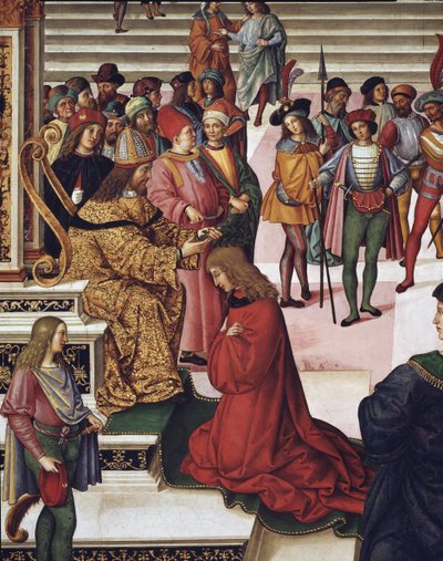Enea Silvio Piccolomini (Pio II) incoronato poeta laureato dall