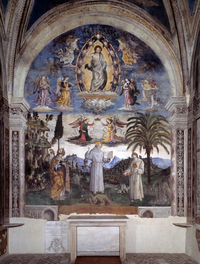 Gloria di Bernardino da Siena (Affresco, c.1486) da Bernardino di Betto Pinturicchio