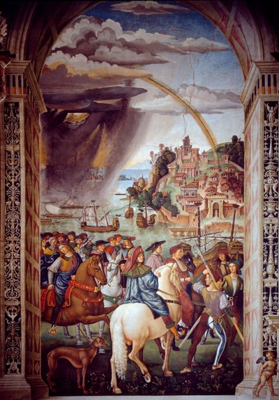 Vita di Papa Pio II (Enea Silvio Piccolomini) da Bernardino di Betto Pinturicchio