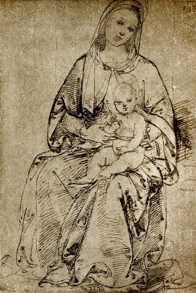 Madonna con il Bambino da Bernardino di Betto Pinturicchio