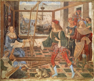 Ritorno di Ulisse a Penelope da Bernardino di Betto Pinturicchio