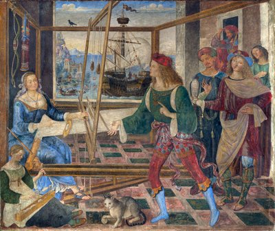 Ritorno di Ulisse a Penelope da Bernardino di Betto Pinturicchio