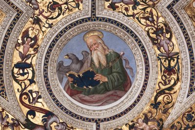 San Giovanni Evangelista, (dettaglio) da Bernardino di Betto Pinturicchio