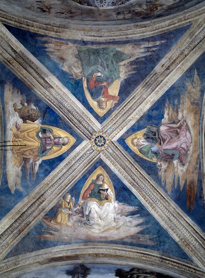 Storia di San Bernardino, gli evangelisti (Tetramorfo) da Bernardino di Betto Pinturicchio