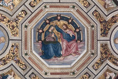 Incoronazione della Vergine Volta del Coro di Pinturicchio (Bernardino di Betto) (1508-1510) Basilica di Santa Maria del Popolo, Roma da Bernardino di Betto Pinturicchio