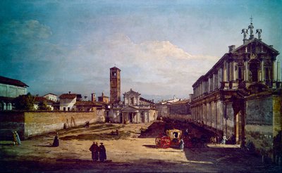 Veduta di Milano da Bernardo Bellotto