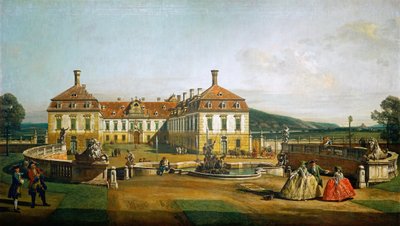Il castello imperiale di Schloss Hof, lato del cortile d