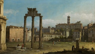 Rovine del Foro, Roma da Bernardo Bellotto
