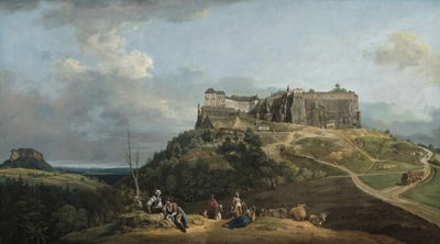La Fortezza di Königstein da Bernardo Bellotto