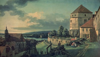 Vista dal Castello (Vista di Pirna) da Bernardo Bellotto