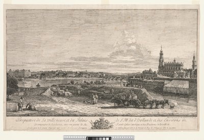 Veduta di Dresda, 1748 da Bernardo Bellotto