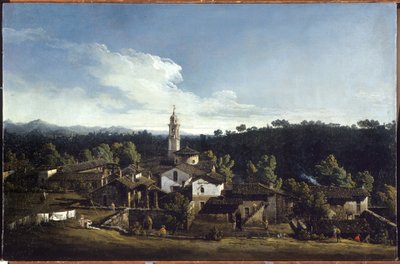 Veduta di Gazzada da Bernardo Bellotto