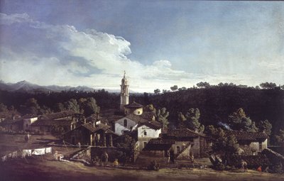 Vista di Gazzada vicino a Varese da Bernardo Bellotto