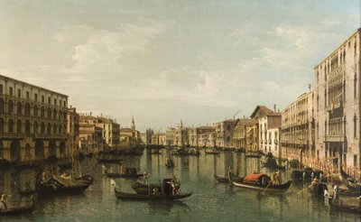 Vista del Canal Grande con i Palazzi Foscari e Moro Lin da Bernardo Bellotto