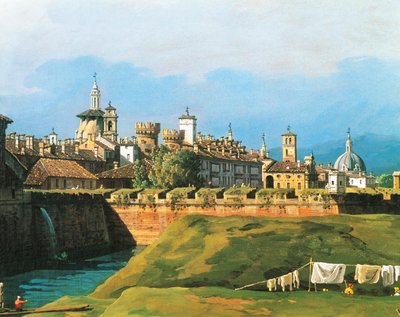 Veduta di Torino dal lato del Giardino Reale da Bernardo Bellotto