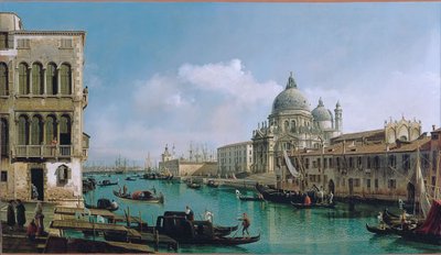 Vista sul Canal Grande: Santa Maria della Salute e la Dogana da Campo Santa Maria Zobenigo da Bernardo Bellotto