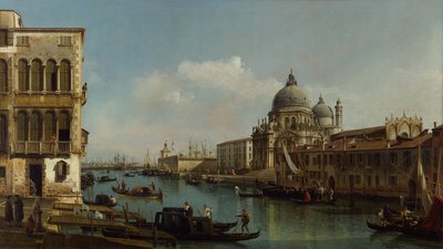 Vista sul Canal Grande: Santa Maria della Salute e la Dogana da Campo Santa Maria Zobenigo da Bernardo Bellotto