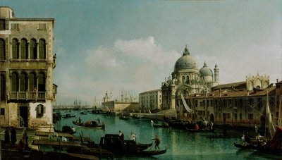 Veduta del Canal Grande e della Punta della Dogana, ca 1743 da Bernardo Bellotto