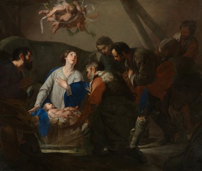 Adorazione dei pastori da Bernardo Cavallino