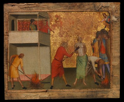 Santa Reparata torturata con ferri roventi da Bernardo Daddi