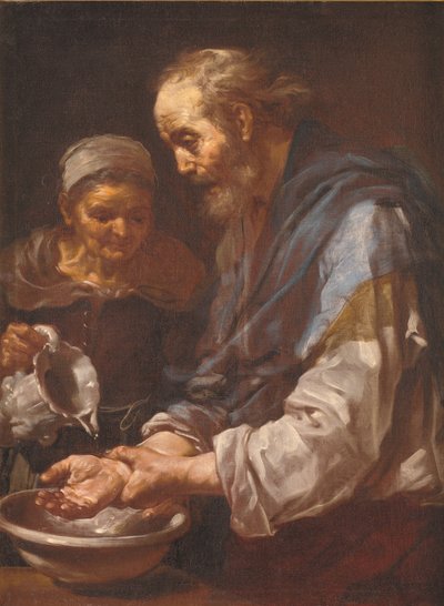 Vecchio che si lava le mani da Bernardo Eberhart Keilhau