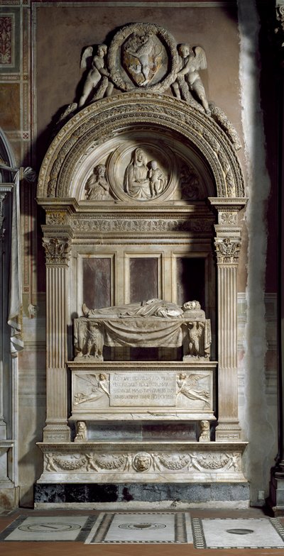 Monumento funebre di Leonardo Bruni da Bernardo Rossellino