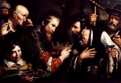 Alessandro Magno che ripristina il trono usurpato da Abdolomino, XVII secolo da Bernardo Strozzi
