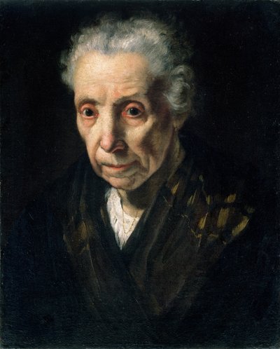 Testa di una vecchia donna da Bernardo Strozzi