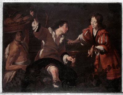 Giuseppe interpreta i sogni da Bernardo Strozzi