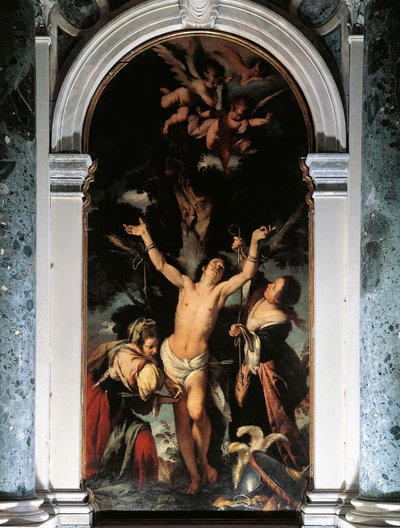 San Sebastiano curato dalle sante donne da Bernardo Strozzi