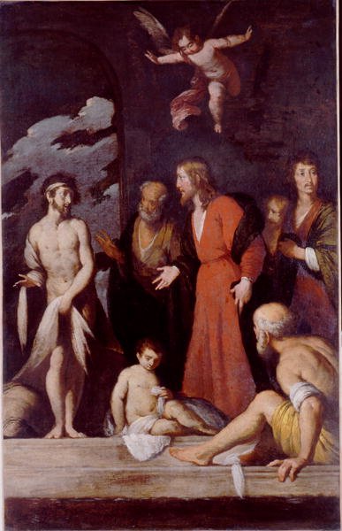 La guarigione del paralitico da Bernardo Strozzi